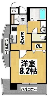 FINE郡元【3階】の間取り