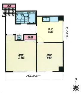 メゾン東麻布【3階】の間取り