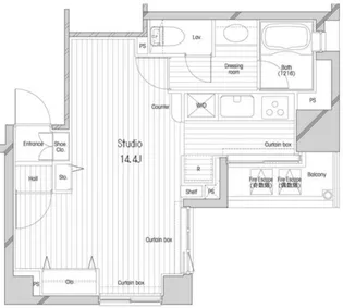 コンフォリア二番町【6階】の間取り