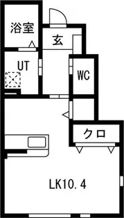 エスティーハウス鍛冶町【1階】の間取り