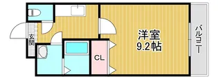 フジパレス城東諏訪VI番館【3階】の間取り