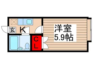 キャピタル北小金【2階】の間取り