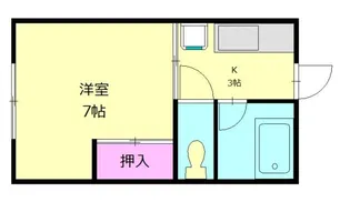 Fアパルトメント土穴【2階】の間取り