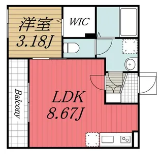 AJ蘇我EastIV【3階】の間取り