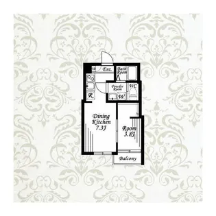 フローレンスベリー愛甲石田【3階】の間取り