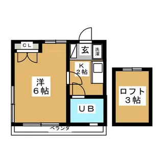 クレール瑞江A棟【1階】の間取り