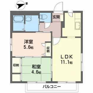 スカイ・タウン【2階】の間取り