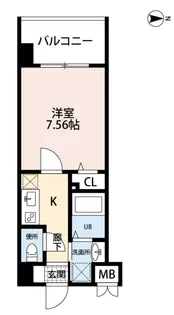 サヴォイ ラ・シャンス【11階】の間取り