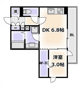 TREBINA AYAKA【3階】の間取り