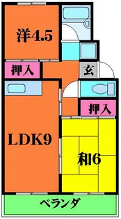 ハイツ白馬【2階】の間取り