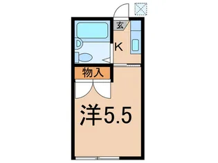 コ-ポ平山【2階】の間取り