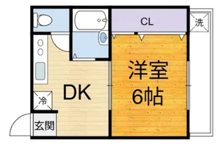 グランデジオーズ千代田【1階】の間取り