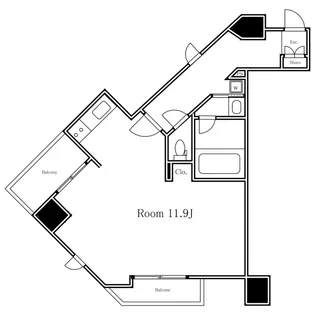パークテラス恵比寿【4階】の間取り