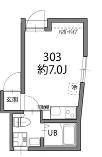 WAKAGIーRESIDENCE【3階】の間取り