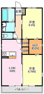 Primrose【3階】の間取り