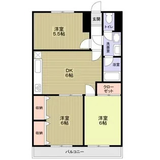 ライオンズプラザ山下公園【8階】の間取り