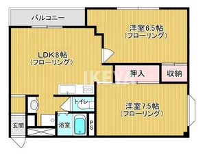 エクセレント北梅田【4階】の間取り