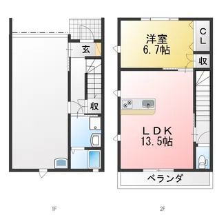 チャヤベース B棟の間取り