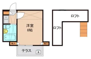 チェリーハウスII【1階】の間取り