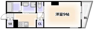 CITY SPIRE美章園【8階】の間取り