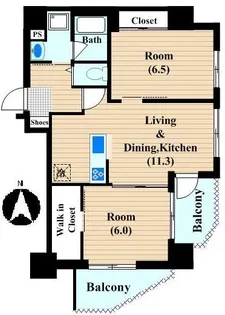 Le Coin【2階】の間取り