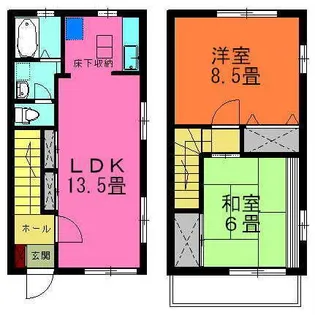 アドバンスあきる野Iの間取り