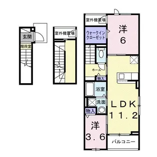 アグリヒルズ T【3階】の間取り