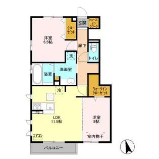 Ruines MaisonI【1階】の間取り