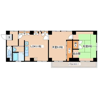 金澤ビル【3階】の間取り