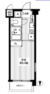 メインステージ椎名町【1階】の間取り