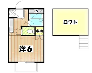 龍ケ崎コーポ【2階】の間取り
