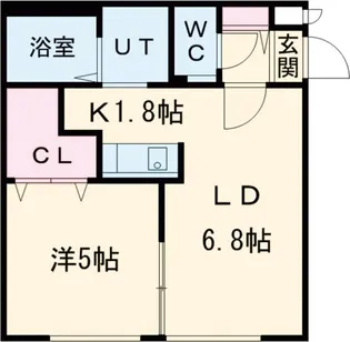 NOAH平岸【2階】の間取り