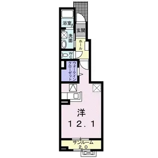 エテルノ・ブリッジ【1階】の間取り
