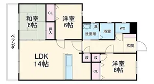 セレクトトロワ【3階】の間取り