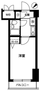 ダイホープラザ駒込【4階】の間取り