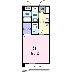 ルミネスタ学研台【2階】の間取り