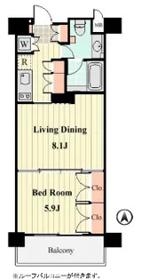 willDo清澄【5階】の間取り