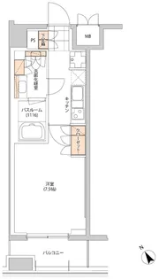 ヒューリック目白【7階】の間取り