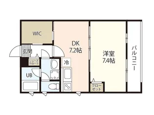 プレジャーコーポ五日市駅前【3階】の間取り