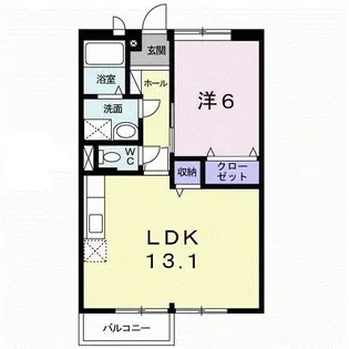 ドミールハイツ V【2階】の間取り