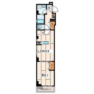 K.A.リリーマンション【1階】の間取り