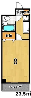 今出川アイビーハウス【3階】の間取り
