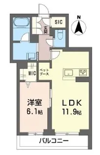 レデン【1階】の間取り