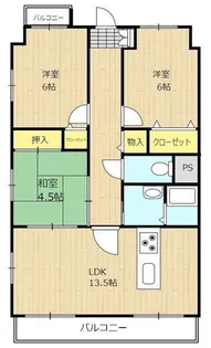 A-SQUARE【3階】の間取り