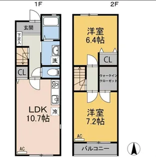 アルヴィータB棟の間取り