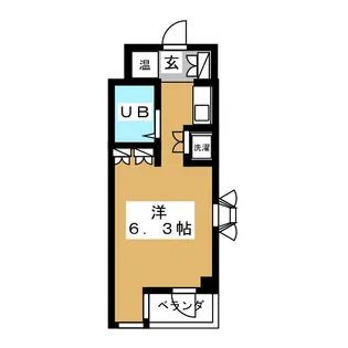 ベルエポック松木【4階】の間取り