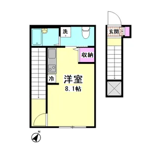シャーメゾンKP【2階】の間取り