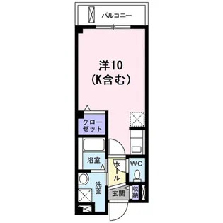 カームリーライフ【1階】の間取り