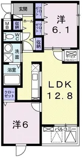 アウローラI【3階】の間取り