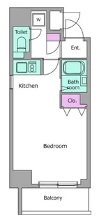 レジディア大井町【7階】の間取り